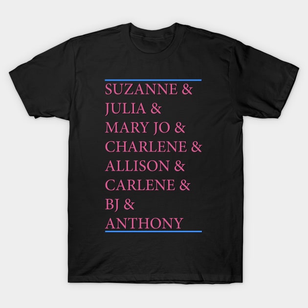 Designing Women Characters T-Shirt by HDC Designs